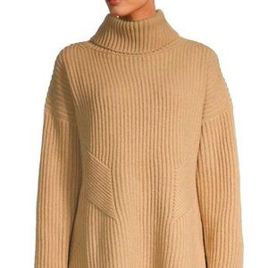 THAKOON Chunky Geelong Lambswool Turtleneck Sweate